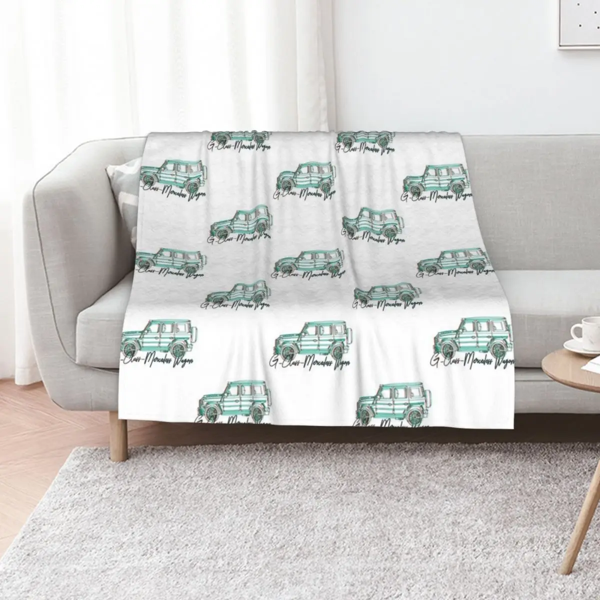 G Class wagon - Throw Blanket Cute funny gift bed plaid Kid'S Baby Flannels Blankets