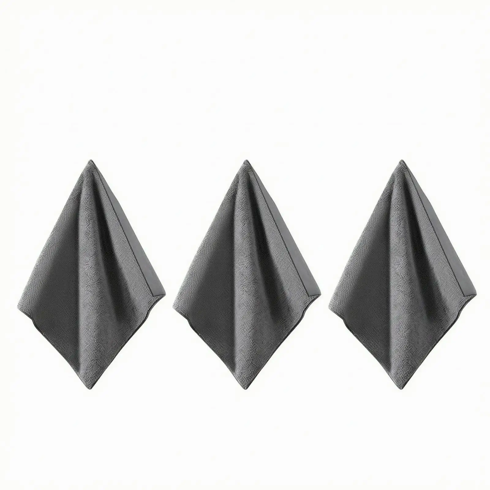 3 Pieces Automotive Microfiber Cleaning Towel Non-Abrasive Suede and Coral Fleece Microfiber Towel Two-sidedSided Low-Lint