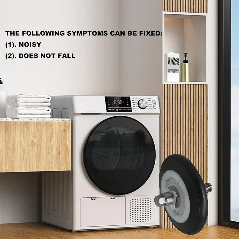 4581EL2002C مجموعة أسطوانة طبل المجفف المتوافقة مع مجففات LG استبدال AP 5688895 ، PS 8260240 , 2701044 ، 4581EL2002A-4 قطع