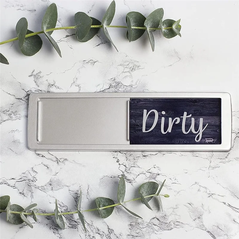 L65A-Dishwasher Magnet Clean Dirty Sign, Strong Universal Dirty Clean Dishwasher Magnet Indicator For Kitchen Organization