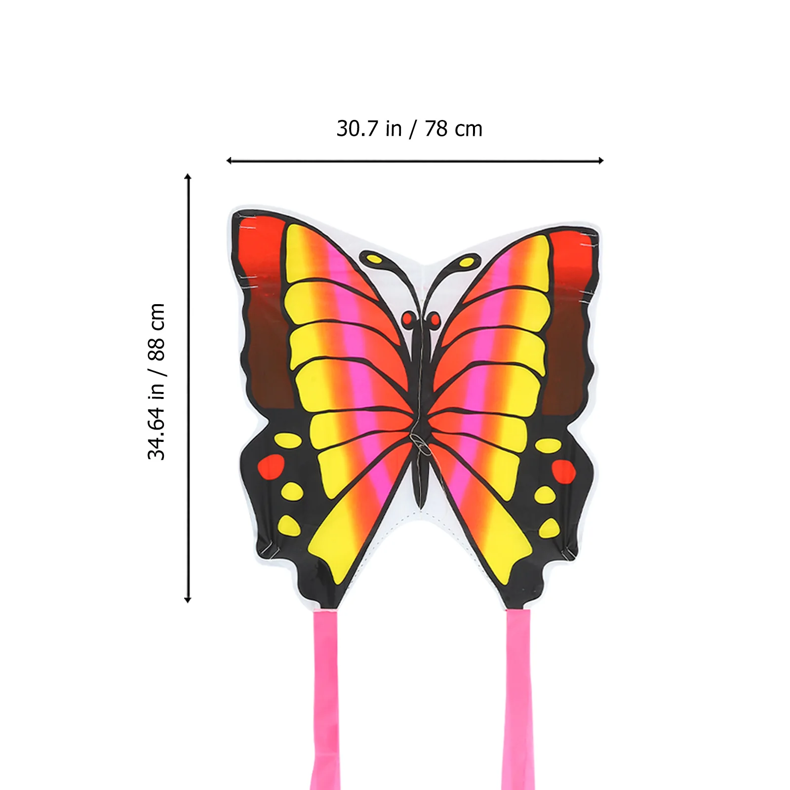 Cometa de mariposa para juego de dibujos animados para niños jugando juguetes para niños volando vuelo ligero