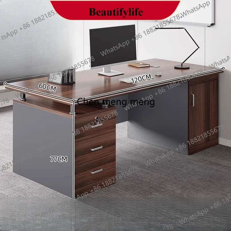 

Q178 Винтажный необычный офисный стол для работы, мобильный современный босс, дизайнерский офисный стол, шкафы для хранения документов, деревянная мебель для конференций