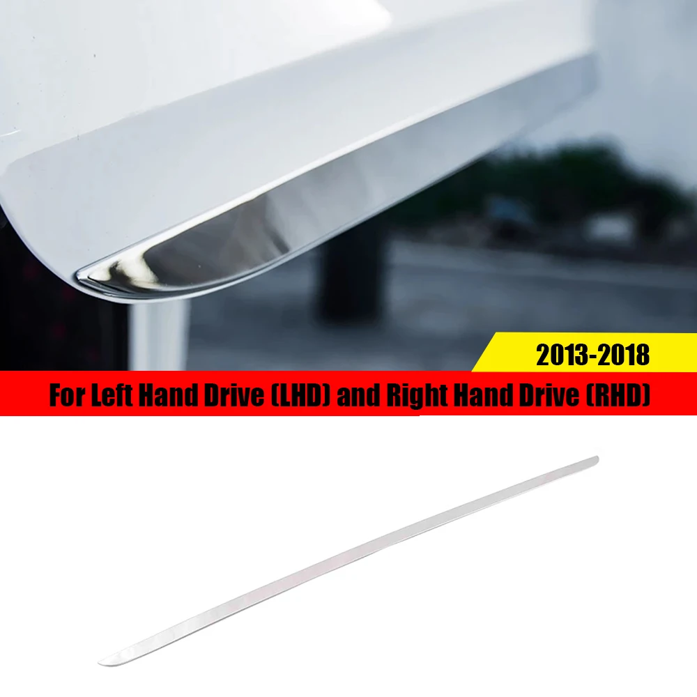 

For Subaru Forester 2013-2018 Accessories Car Tailgate Rear Door Bottom Cover Molding Trim Stainless Steel back door trim stylin