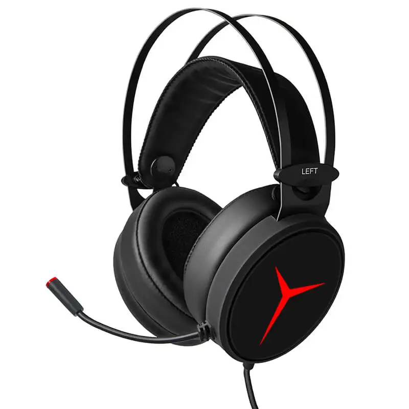 Lenovo Y360 Wired Gaming Headset Gamer PC Over-the-ear Headphone With Microphone Earphones For PC Computer Ear Headphones