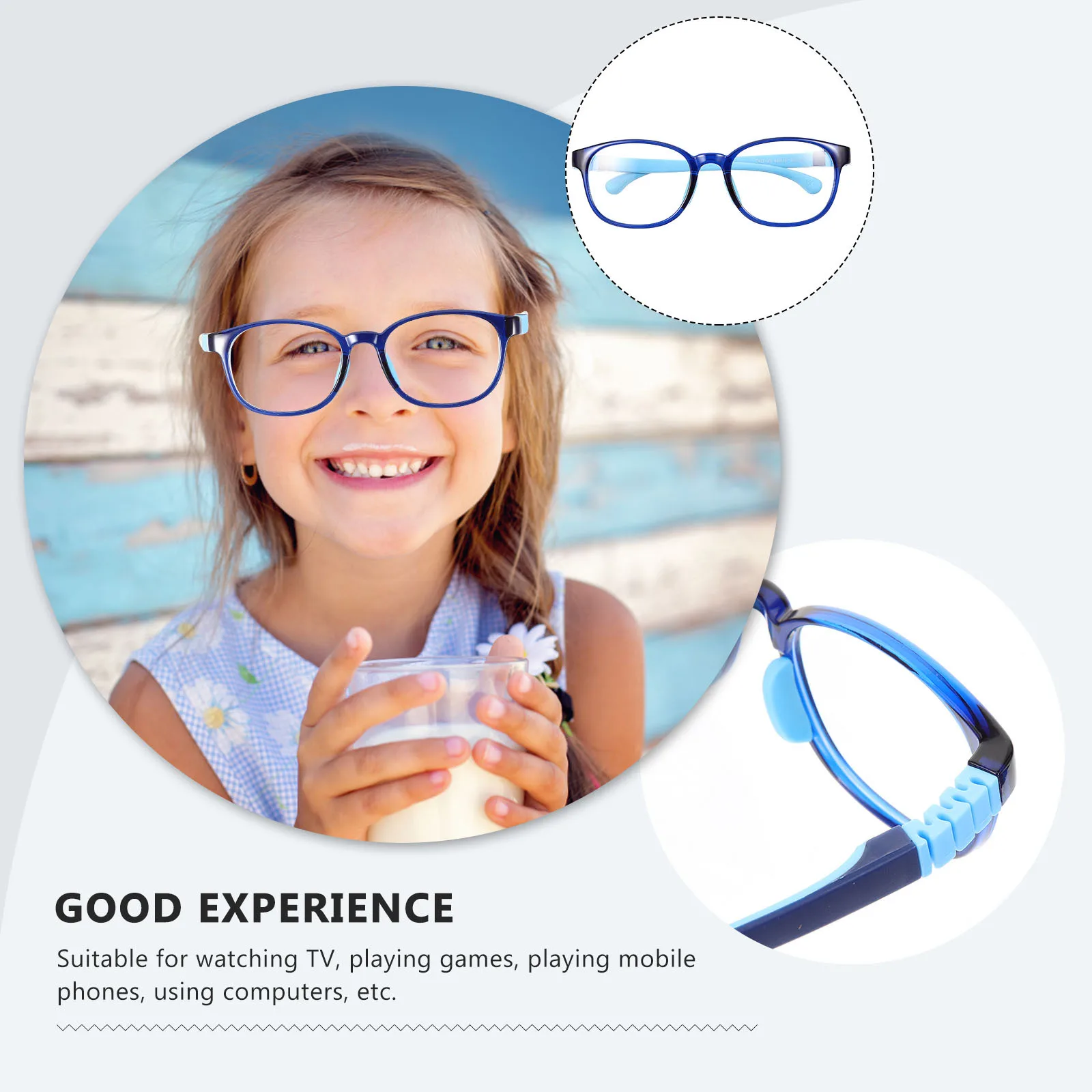 نظارات مضادة للظارات قابلة للطي لدراسة كمبيوتر الألعاب للاستخدام اليومي وحماية العين المحمولة #1