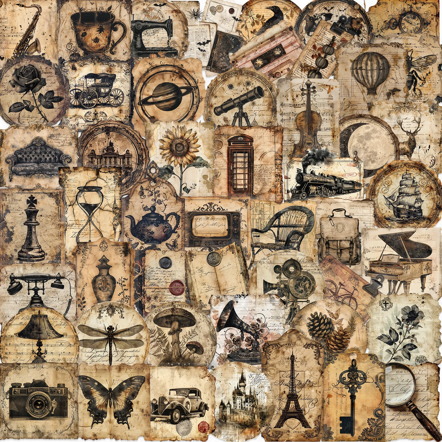 50Pcs Flowers Butte…