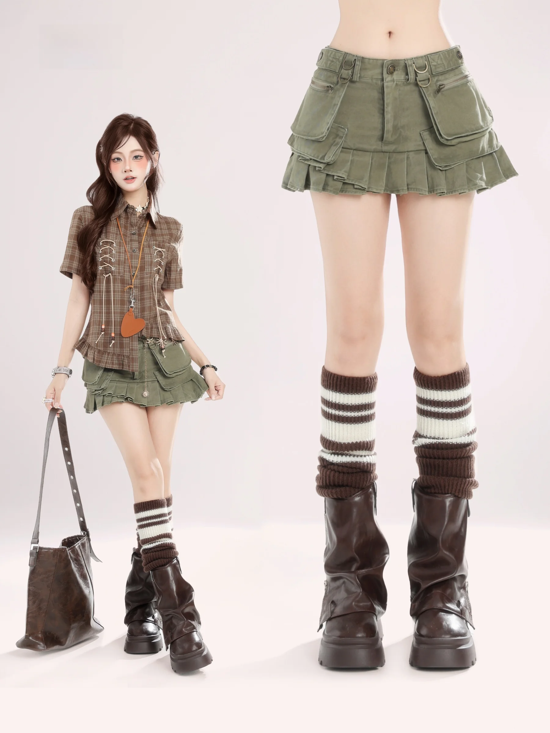 

Женская летняя джинсовая юбка с низкой талией, приталенная, А-силуэт, плиссированная, без подкладки, 100% хлопок, для повседневной носки