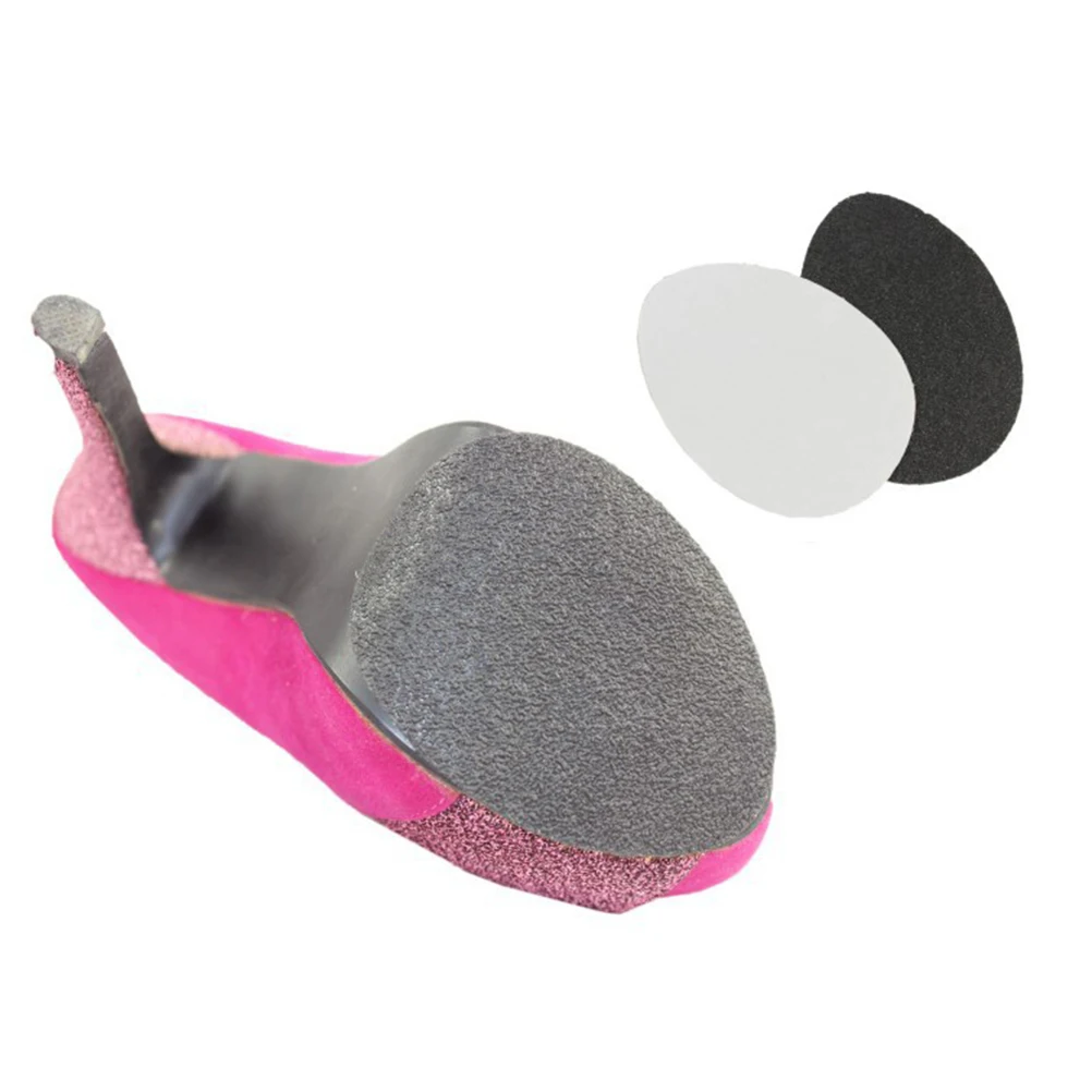 

12 Pairs Anti Slip Shoe Pads Rubber Stickers Black High Heels Booties Boots Shoes Silent Stickers Non Slip Heel