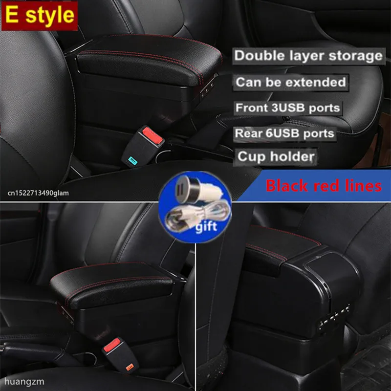 Für Hyundai Accent Armlehnenbox für Hyundai Accent Verna Auto-Armlehnenbox Mittelkonsole Aufbewahrungsbox Spezielles Nachrüst-Zubehör – Detail 23