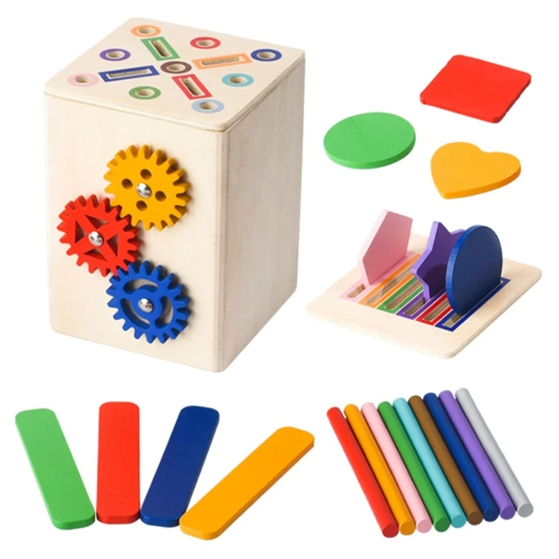 ของเล่นสีและรูปร่างการศึกษาสำหรับเด็กวัยหัดเดิน 1-3 การนับเกมการพัฒนาทักษะยนต์ดี