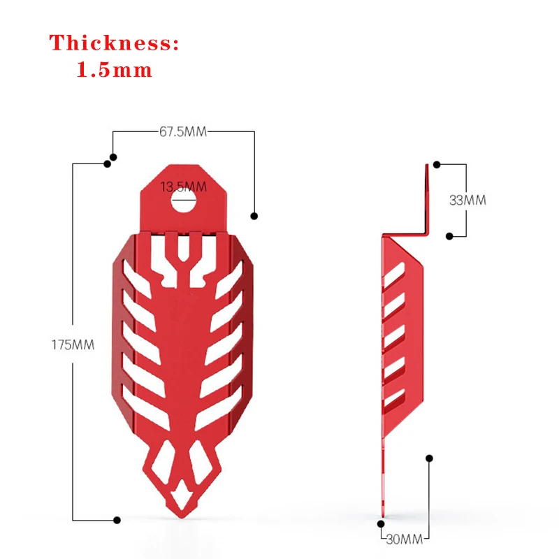 Motorcycle Shock Absorber Cover Front and Rear Fork Decorative Aluminum Protector Universal Refitting Accessories Motorcycle