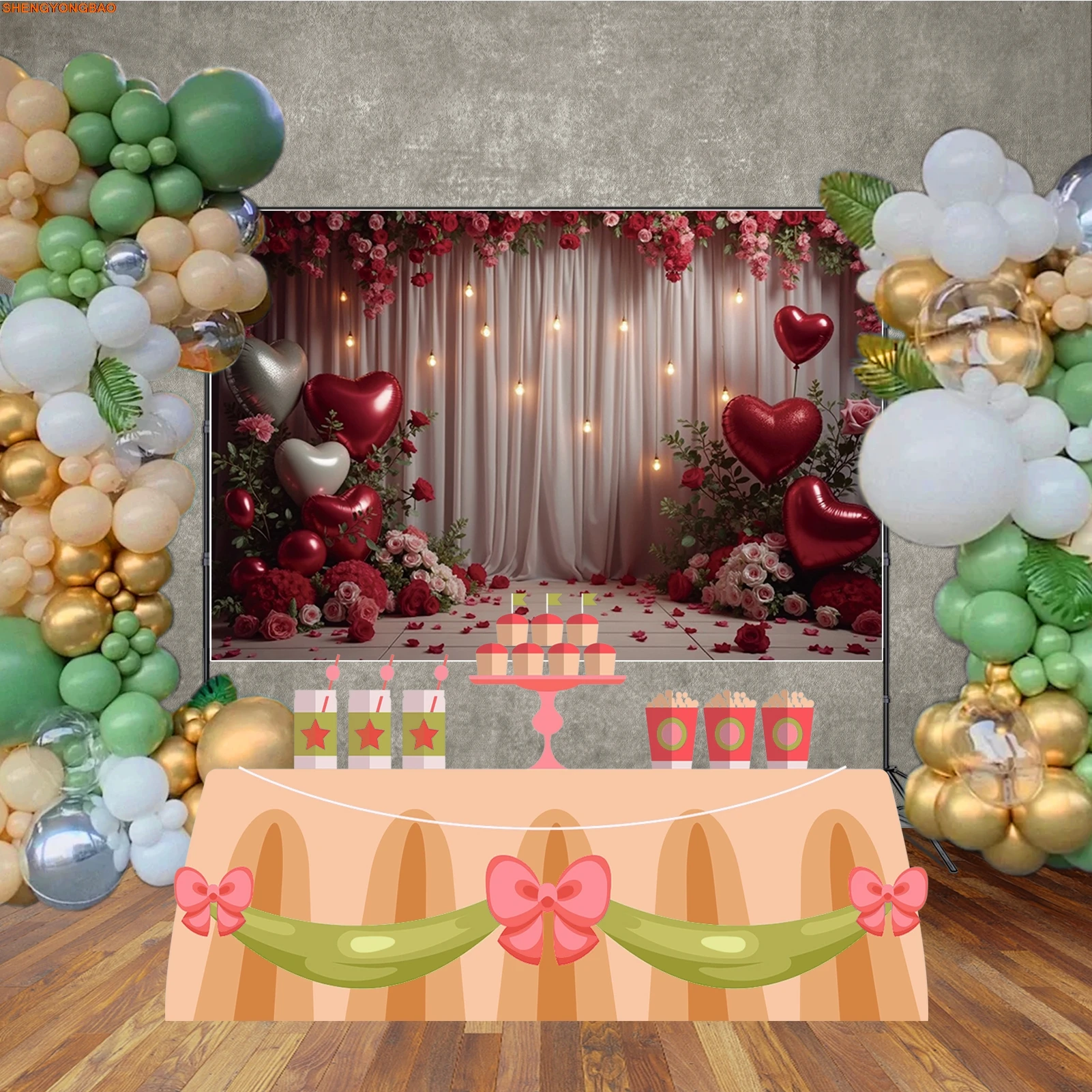 Valentines Lovers Day Backgrou - огляд і ціна Photography Lighting White Background