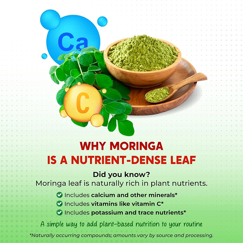 Moringa, Turmeric, Ginger Root, Ceylon Cinnamon, Frankincense, Helpful for Health, 60 Capsules