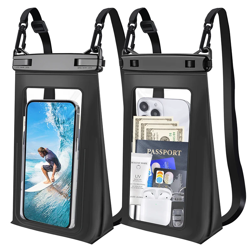 HAISSKY Upgrade Waterproof Phone Bag For iPhone 14 13 12 11 Pro Max 14Plus New Float Swimming Boating Surfing Storage Pouch Case