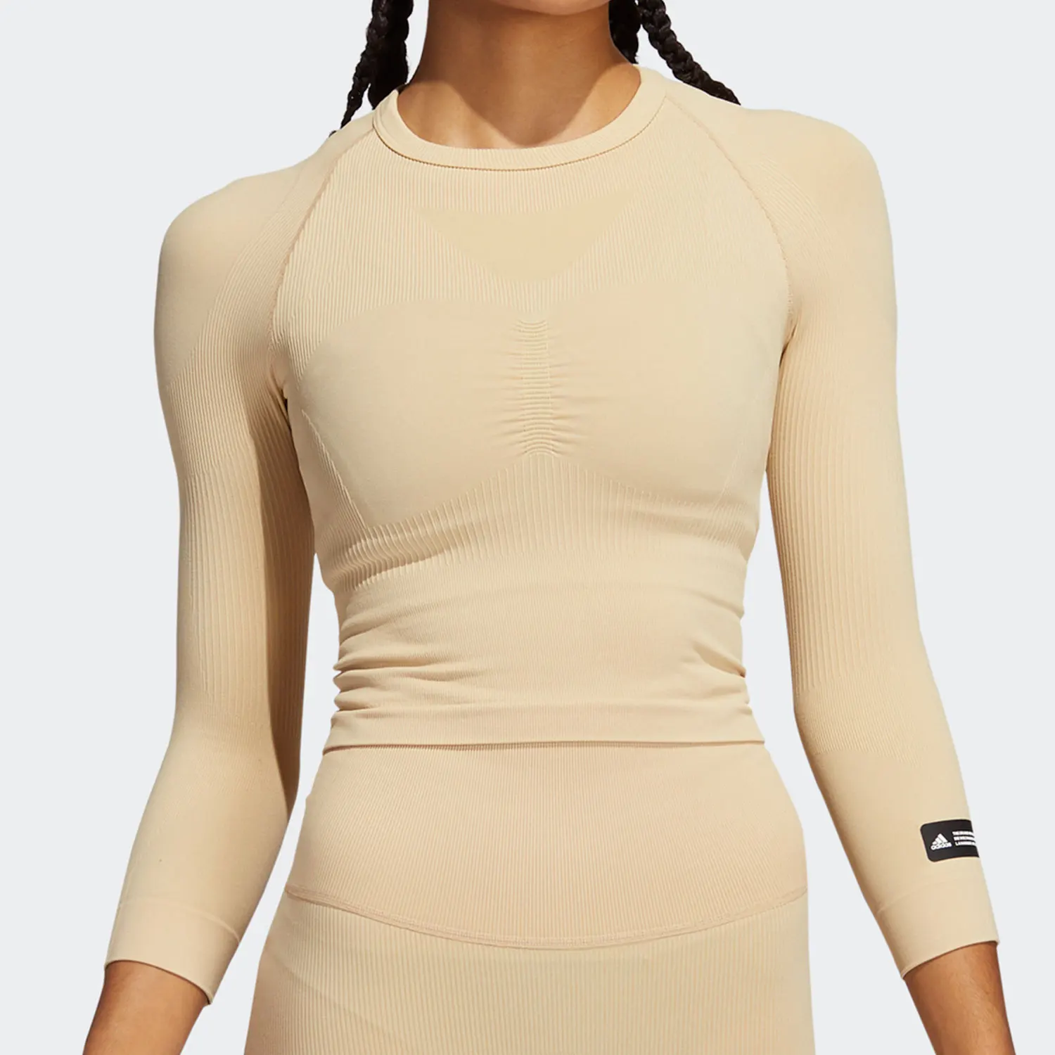 

Adidas подлинная нового сезона женская дышащая повседневная спортивная футболка для фитнеса GQ3852