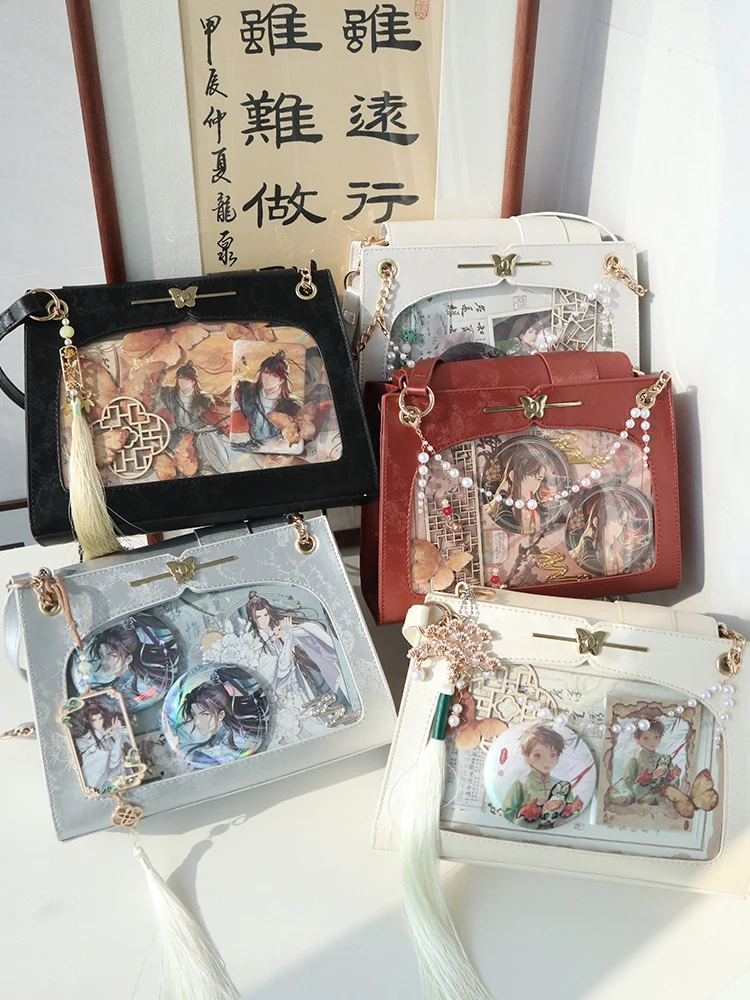 

Оригинальная прозрачная сумка через плечо второго размера с комиксами, женская сумка через плечо на одно плечо, антикварная женская сумка LtaBag