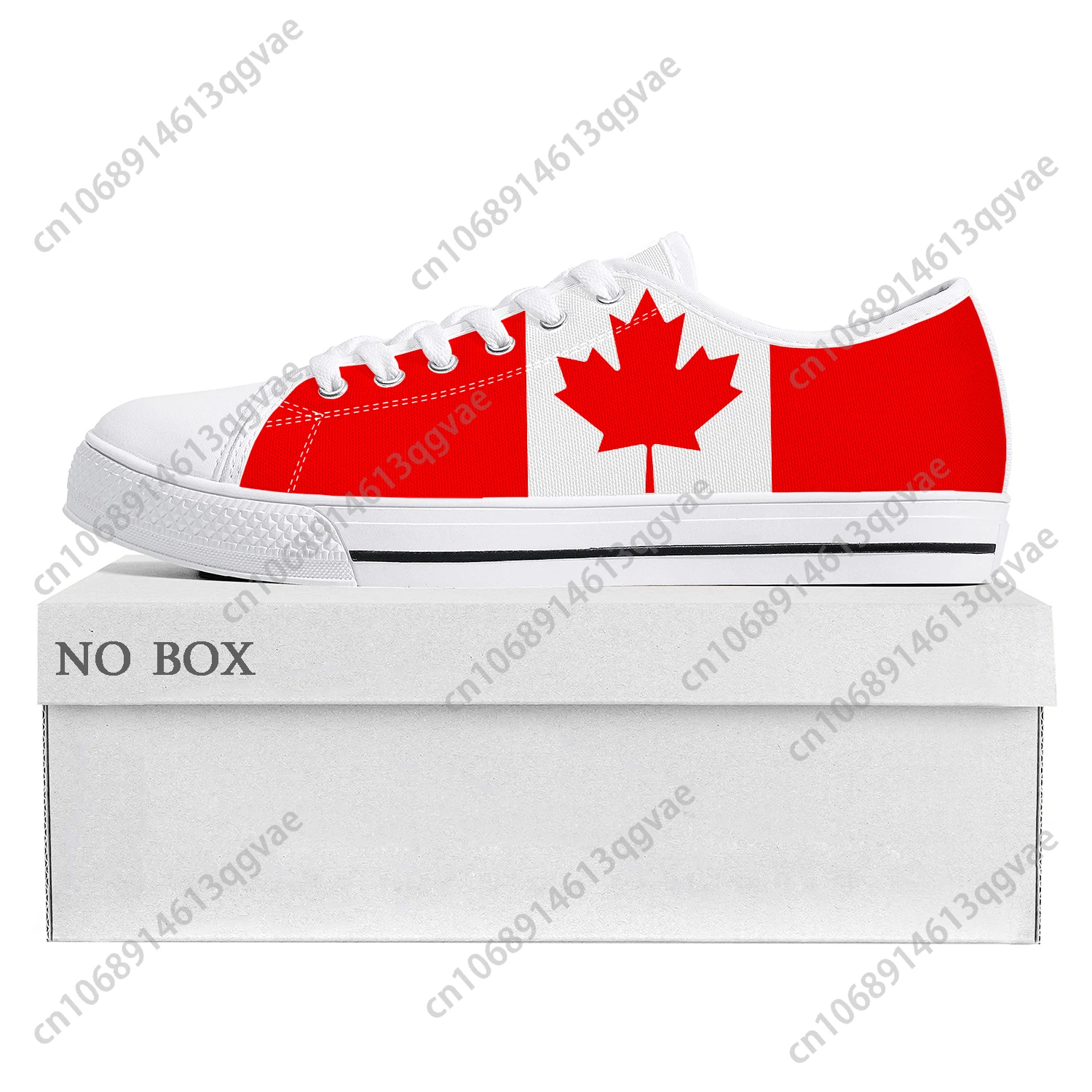 Canadian Flag Low Top High Quality Sneakers Mens Womens Teenager Canvas Sneaker Canada Prode Casual Couple Shoes Custom Shoe