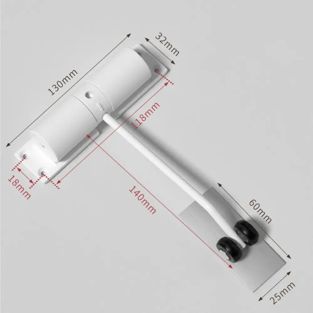 Adjustable Automatic Door Closer Stainless Steel Self Closing Door Hinge Spring Automatic Door Stopper Hardware Installation