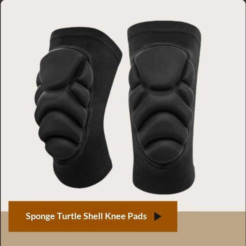 Thick Sponge Knee Pads Anti-collision Knee Elbow Protector for Football Goalkeeper Volleyball Ski Dance Kneeling Sports Protecti
