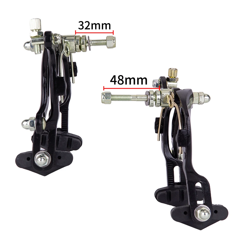 ZTTO Bicycle Brake Bike Brake Aluminum Alloy Side Pull Caliper Front Rear With Brake Pads C Brake Shoes Caliper C Clip