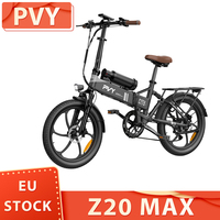 PVY Z20 MAX Electric Bike, 750W Motor, 36V 25.6Ah Battery, 20*2.3-inch Tires, 25km/h Max Speed, 200km Max Range, Hydraulic Brake