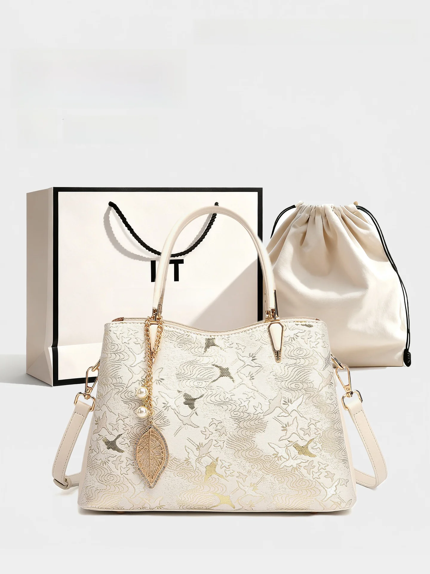 new-2026-it-national-style-embroidered-cloud-crane-mom-handbag-satchel-crossbody-bag-soft-leather-zipper-closure-women's-bag