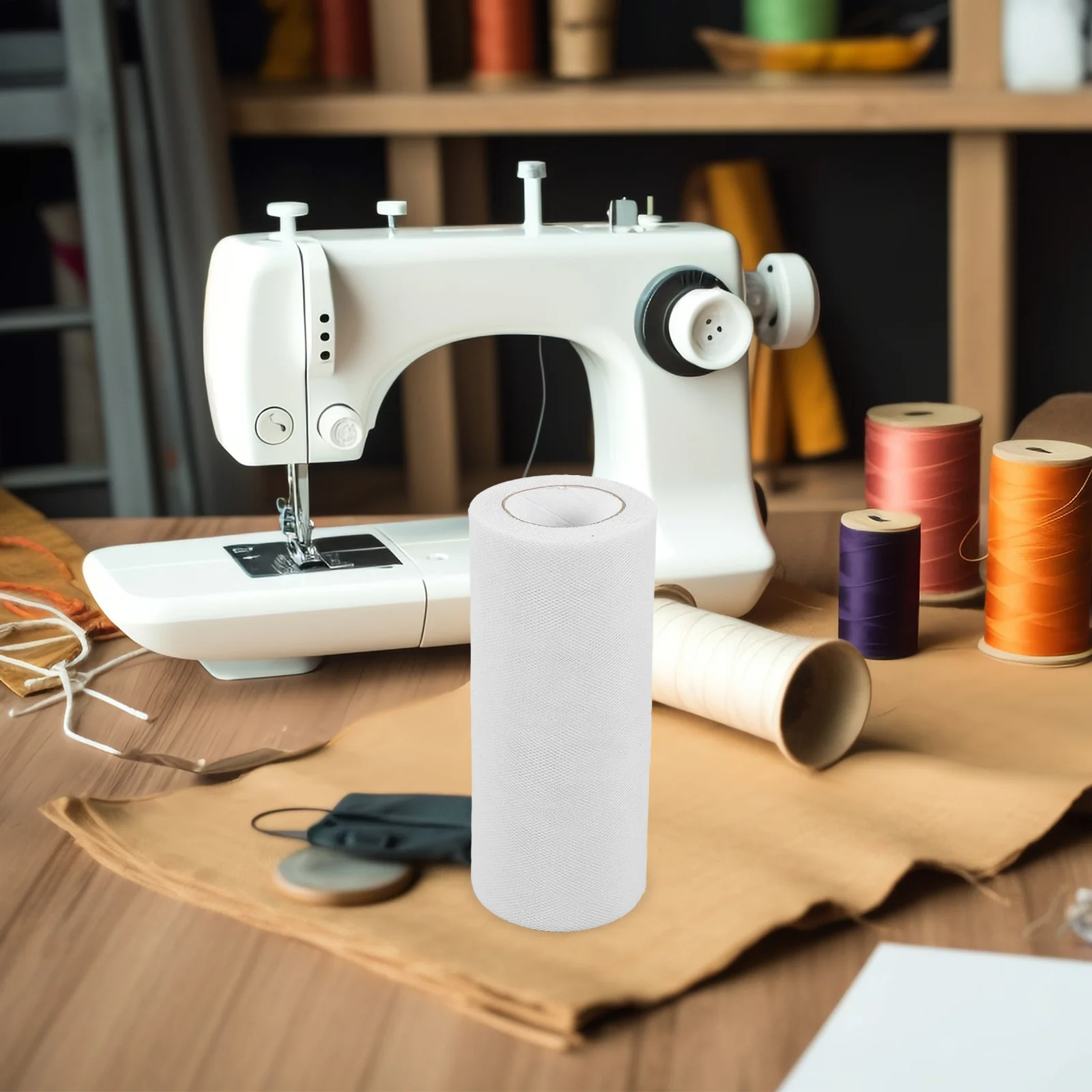 

15Cm X 25 Yards Tulle Fabric Roll For Wedding Party Skirt Bow Craft Decor Table Runner Chair Sash Gift Wrapping Spool Tutu