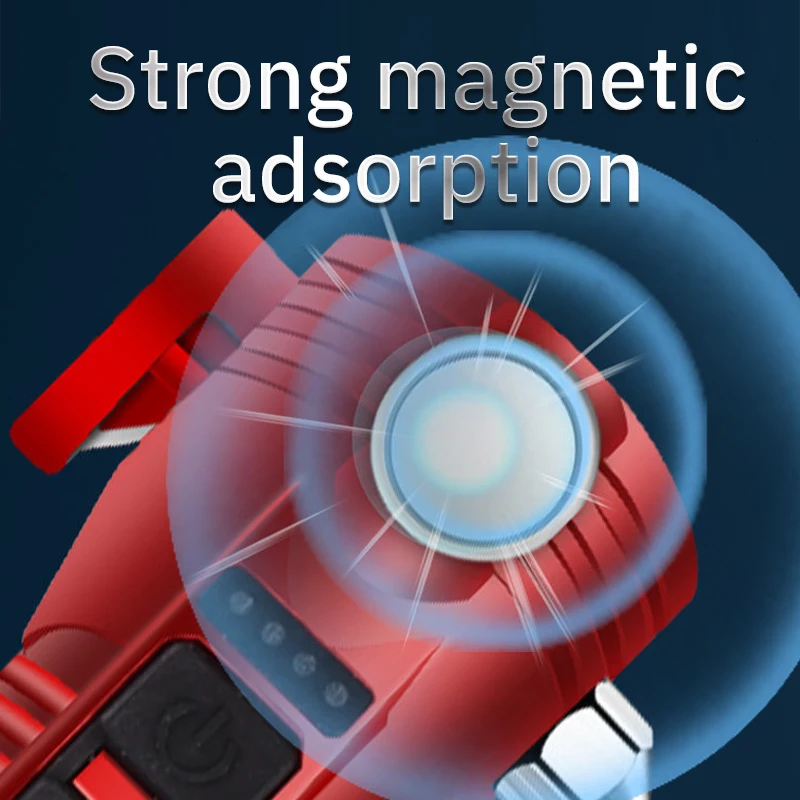 Linterna multifuncional para coche, martillo de seguridad, luz Flash de autodefensa de emergencia