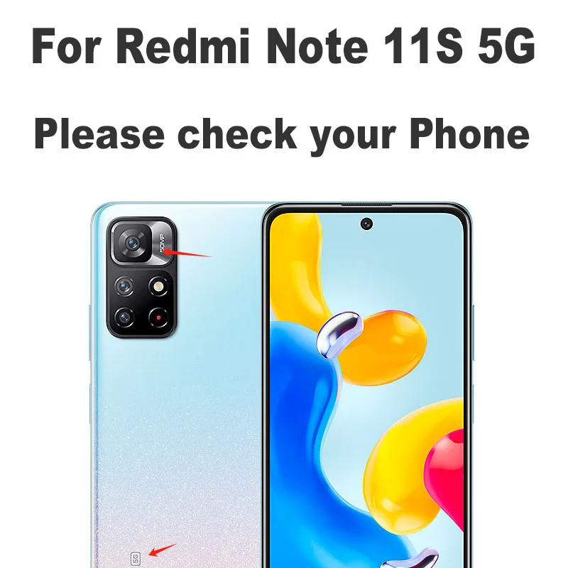 New For Xiaomi Redmi Note 11S 5G  Front Bezel Middle LCD Frame Back Mid Plate Replacement 22031116BG