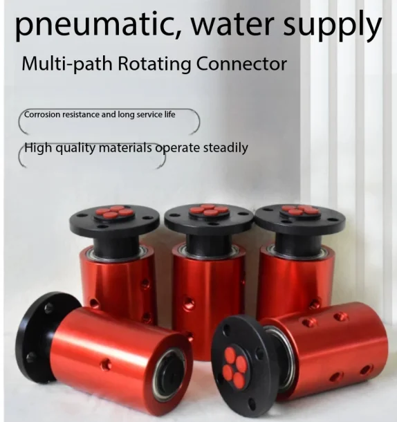 Multi-Passage Hydraulic Rotary Union 304SS | Pneumatic/Water Swivel Joint for Construction Machinery