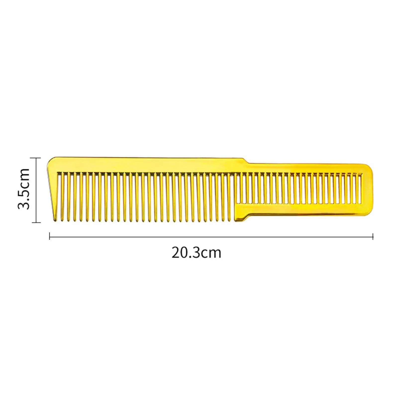 Flat Top Hair Cutting Comb Durable Lightweight Salon Hairdresser Accessories for All Hair Types and Barber Use