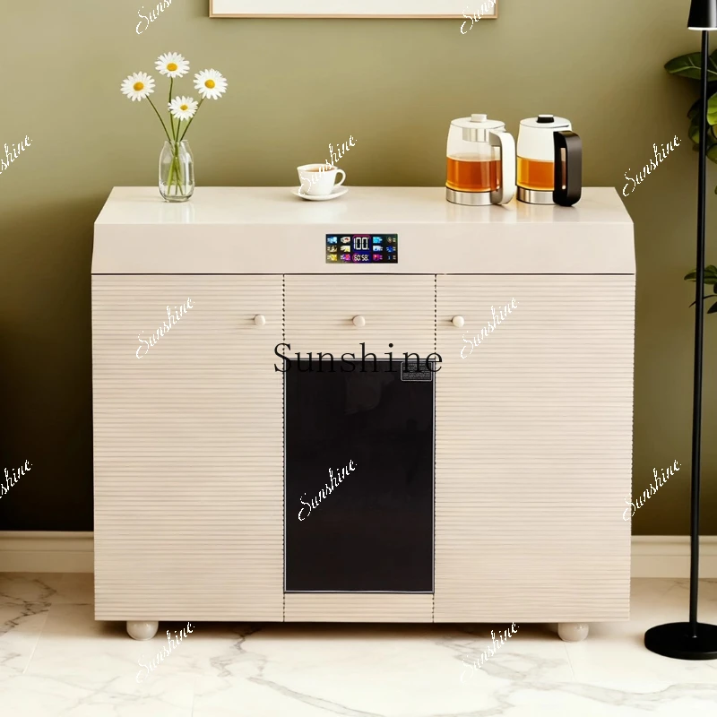 High-end smart tea bar machine integrated with large refrigerator to make tea for office and commercial use  FT