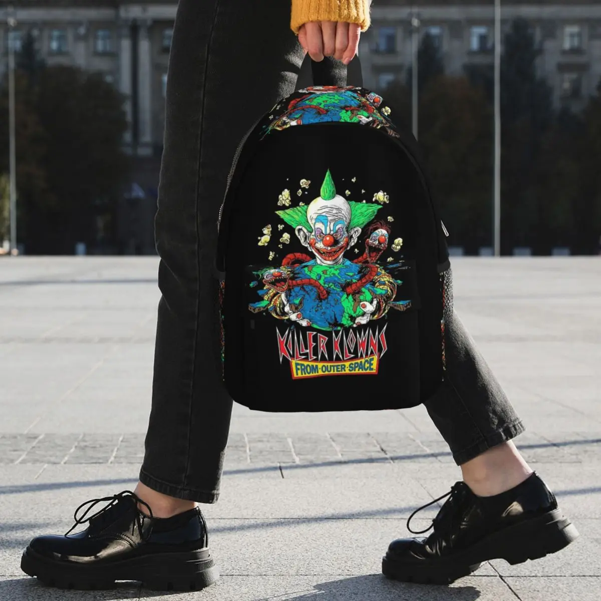 Killer Klowns From Outer Space Backpack Student BookBag Children School Bag Laptop Shoulder Bags for Men Women