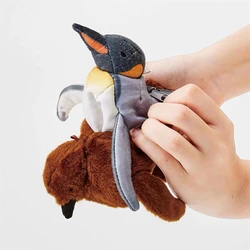 Penguin Growth Process Cute Plushie Emperor Penguin Egg Plush Toys Lifelike Animals Simulation Stuffed Doll Kawai Toy Gifts Kids