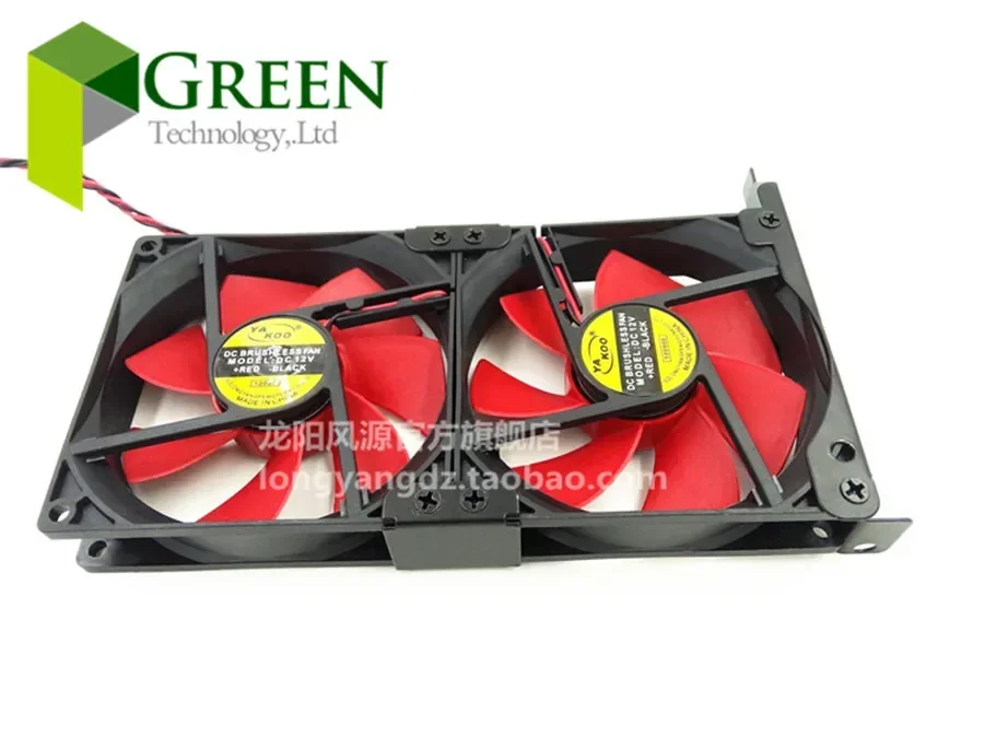 New  DC12V Silent Double fan 90MM  9025 90*90*25MM Graphics card  chassis   Hydro bearing Computer case  with 4D