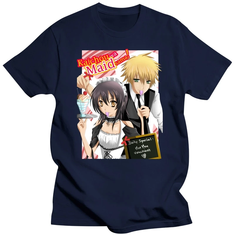 New Maid Sama Anime Tv Show Poster MenS T-Shirt Clothing Size S-2Xl Top Quality Tee Shirt