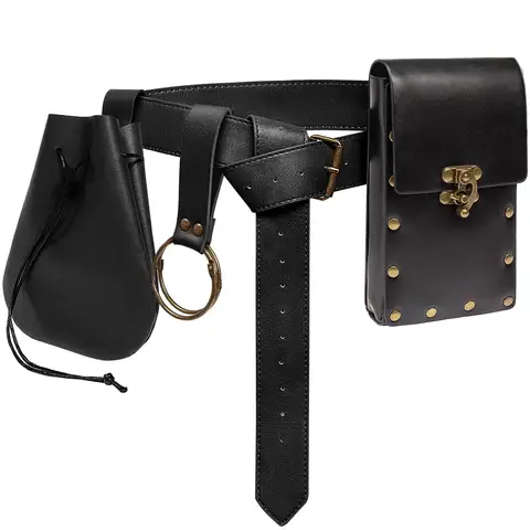 Medieval Viking Costume Set, For Christmas, LARP Parties, Stage Performances, and Cosplay Events, LARP Costume