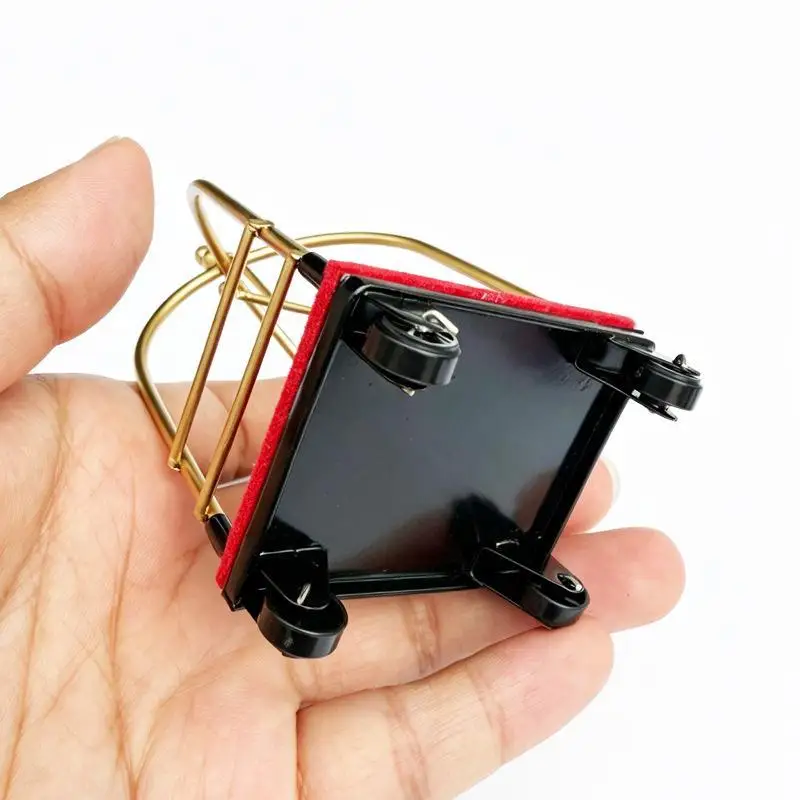Mini Luggage Cart Service Car Model Simulation Hotel Trolley Decoration Ornament Miniature Furniture Models