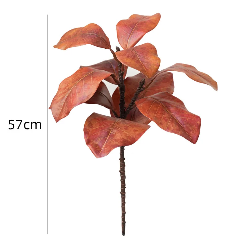 1PC Jade Orchid Leaf Simulation Green Plants Home Living Room Decoration Fake Plants Hotel Lobby Decoration Green Plants