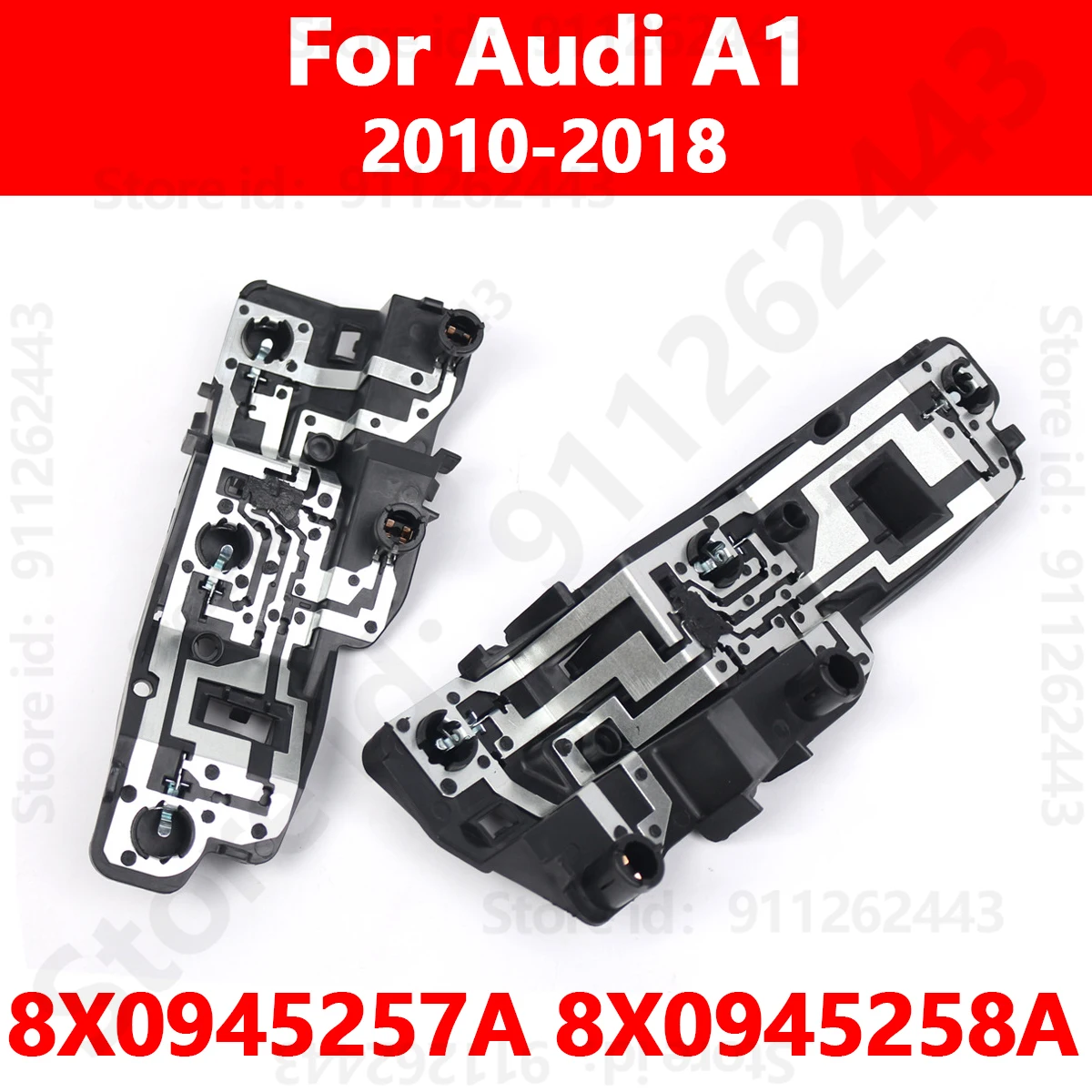 For 2010-2018 Audi A1 Car Tail Light Lamp Mount Holder Bulb Carrier Rear Right Tail Light Circuit Board 8X0945257A 8X0945258A