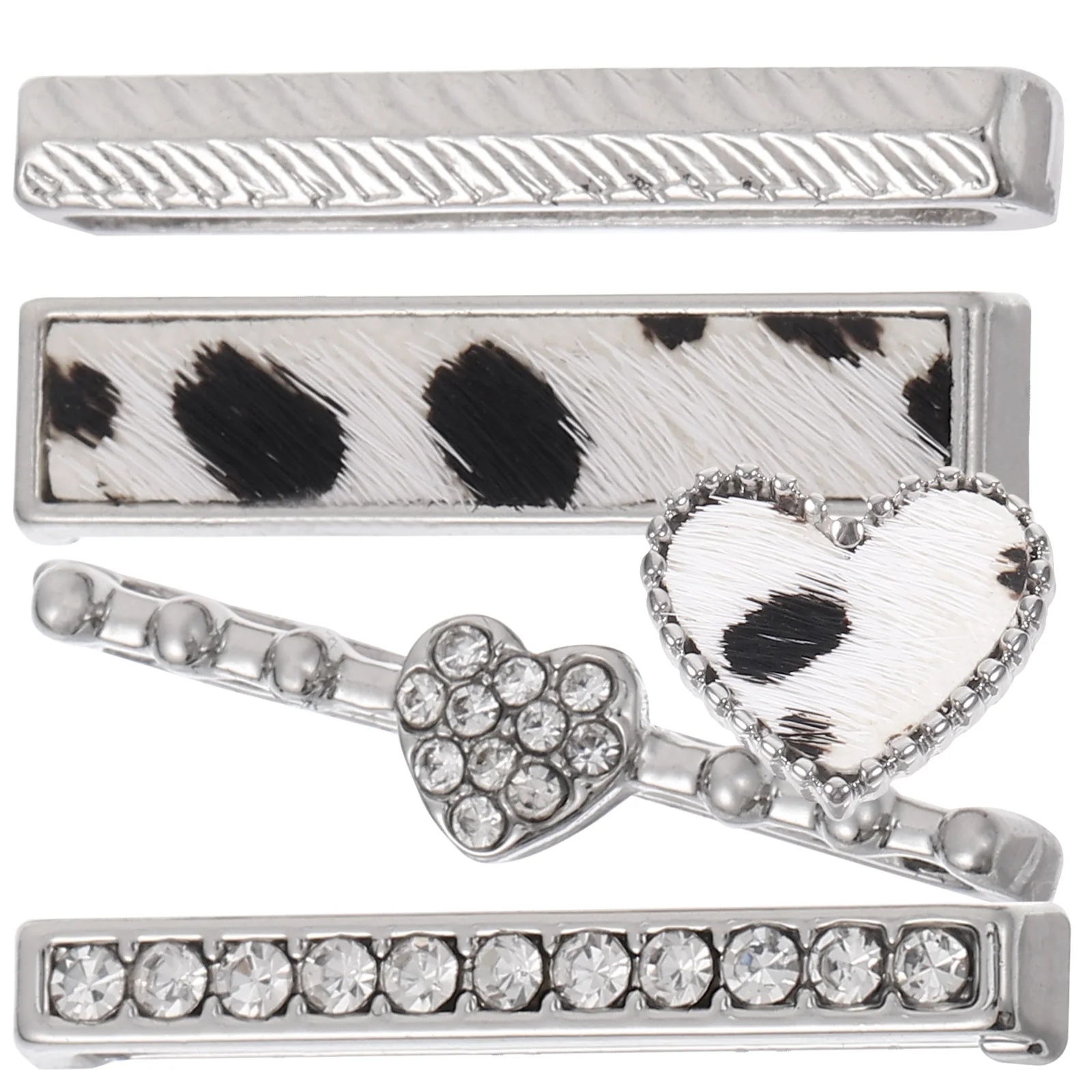 

1Set Decorative Ring Metal Bling Charms for Watch Band Exquisite Craftsmanship Slide on Design Versatile Styling