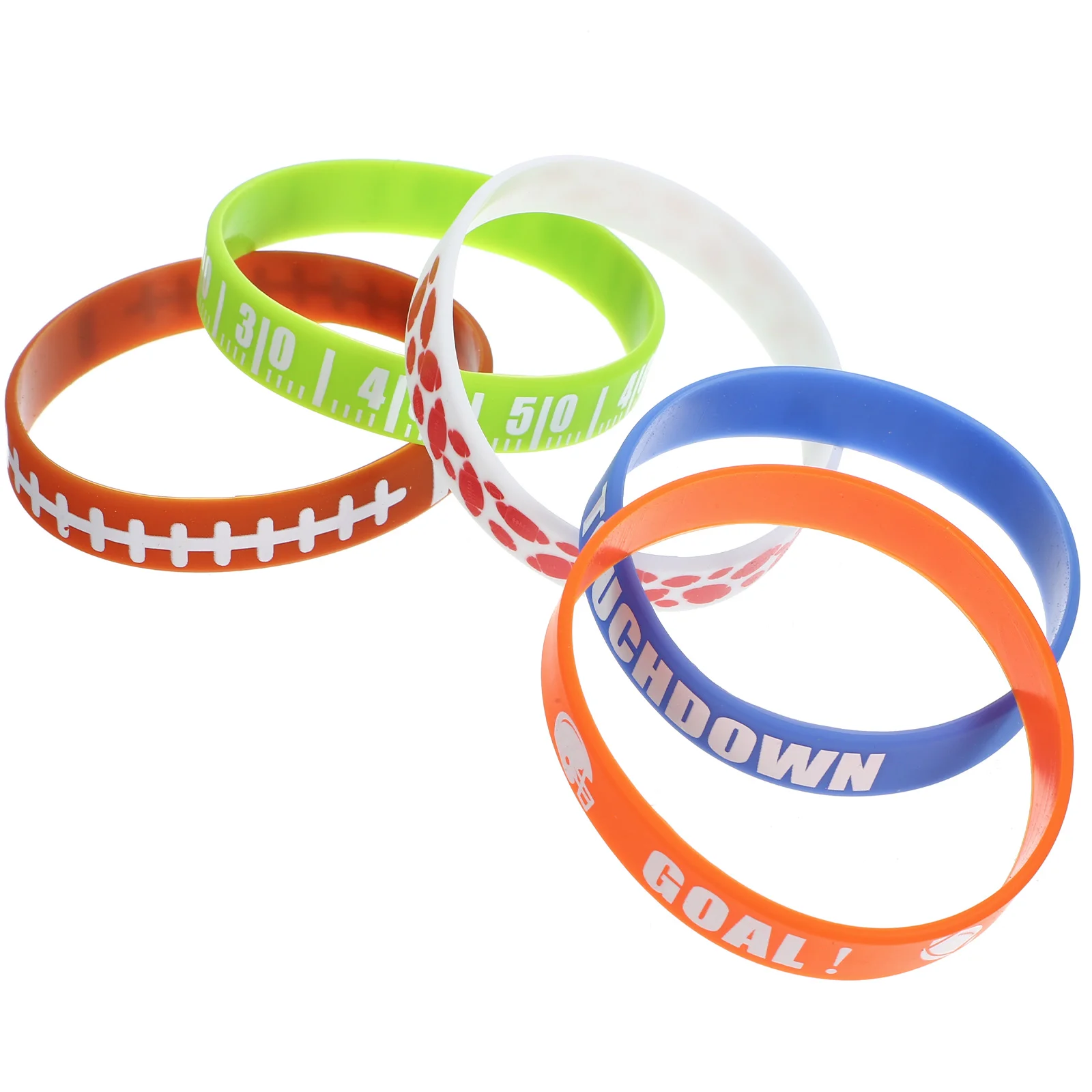 

Rugby Bracelet Wrist Tape Delicate Sports Silica Gel Themed Wristband Hand Chain