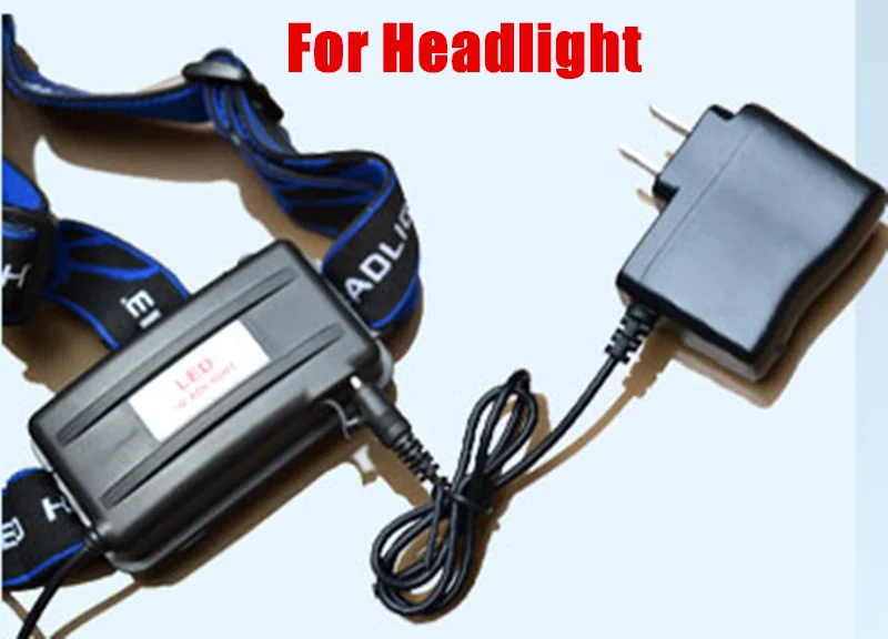 Headlamp Chager Flashlight Charger The DC Charger for LED Headlight Flashlight 18650 Battery Charger EU US Plug Free Shipping