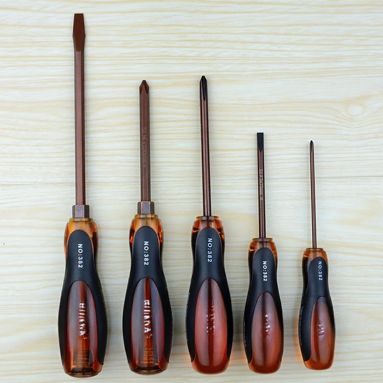 S2 alloy steel material high hardness industrial large size cross one word screwdriver screwdriver tool