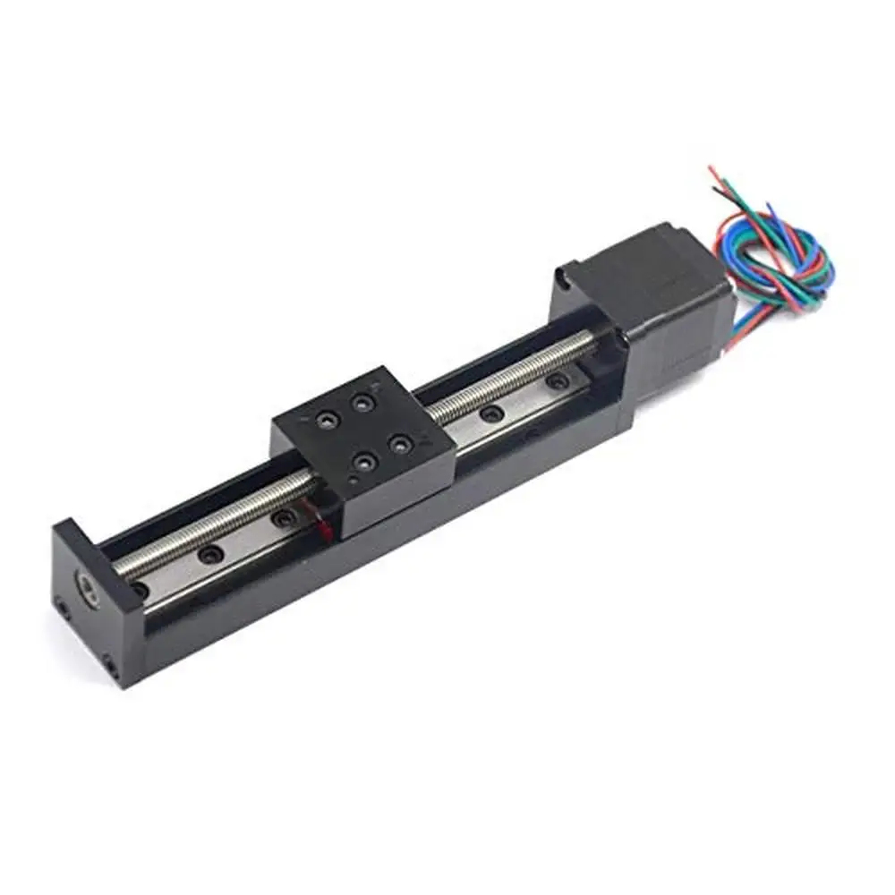 Linear Rail Guide Slide Actuator with NEMA11 Stepper Motor DIY CNC Router Inspection Equipment Optical Lab Precision Measurement