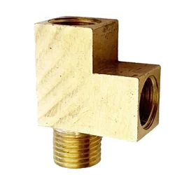 Ângulo adaptador de bronze para a conexão do sensor pressão óleo, T-Distribuidor, M10x1
