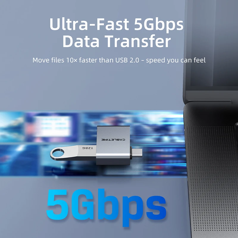 CABLETIME SD4.0 Card Reader 3 В 1 312 МБ/с 5 Гбит/с USB A и USB C к SD/TF адаптеру карты памяти для ноутбука, телефона, Macbook