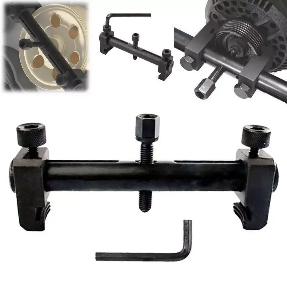 

Universal Puller For Ribbed Drive Pulley Crankshaft Remover Kit With Hex Allen Key Car Repair Tool A/C Unit Water Pumps