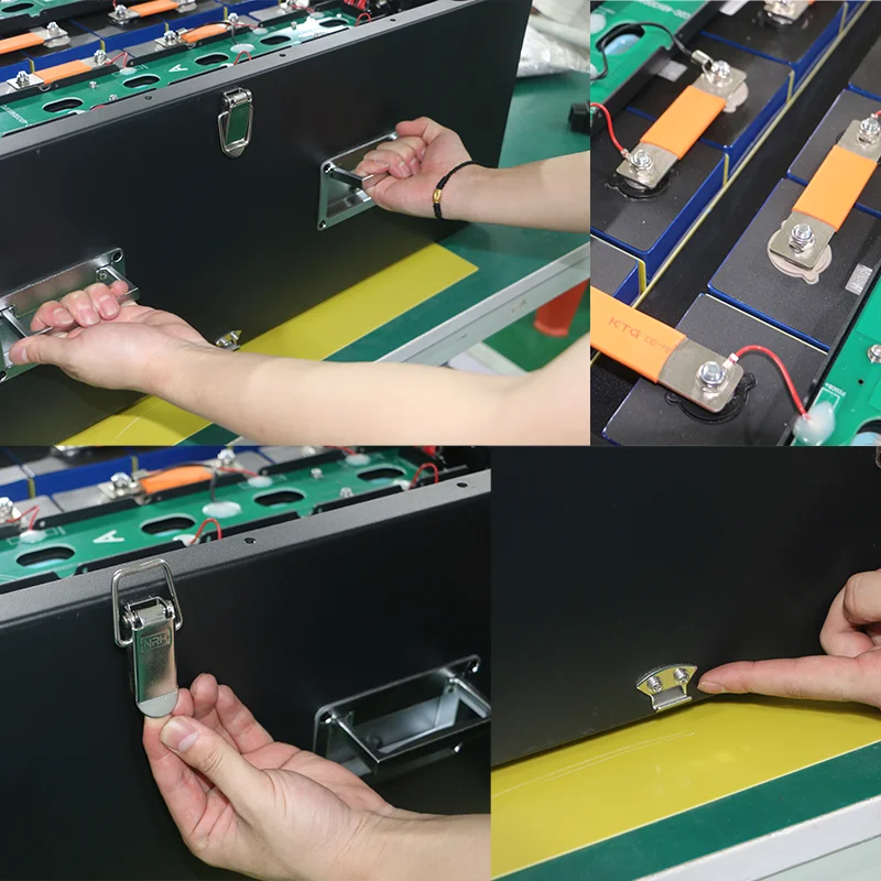 LiFePO4 Battery DIY Box 280Ah 304Ah Rack Mount Box 48V 16S Battery Kit With JK 200A BMS Storage Box For Home Energy System