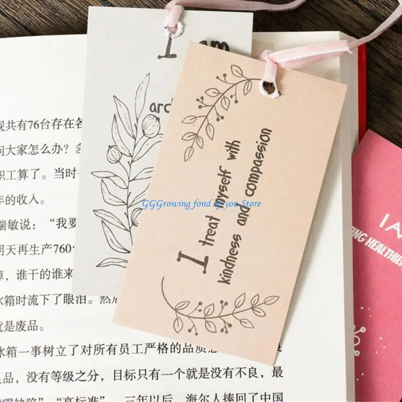 

H9EB 100 Sheets Daily Affirmations Cards Positive Affirmations Cards Morandi Color Inspirational Cards for Women